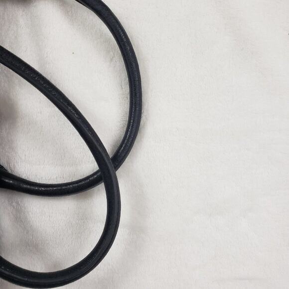 Coach Poppy Pushlock Satchel Black Waxed Leather Fuchsia Lining Removable Strap - Picture 12 of 14